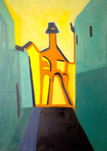 Peinture intitulée "Maghreb" par Patrick Couvreur, Œuvre d'art originale, Huile