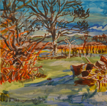 Sycamore Cherry and Woodpile