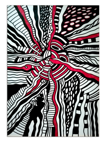 Рисунок под названием "graphic abstraction…" - Oxana Kolyagina, Подлинное произведение искусства