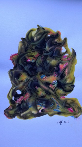 Schilderij getiteld "20180214-101639.jpg" door Marianne Huizinga, Origineel Kunstwerk