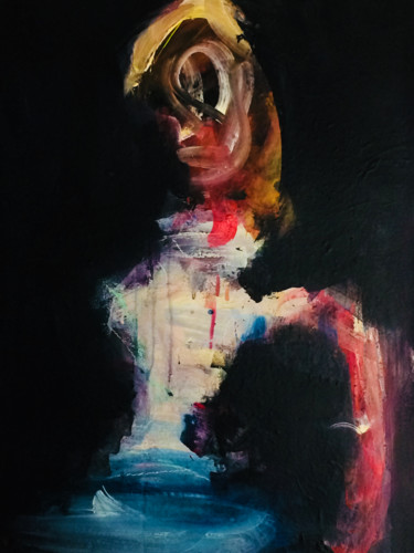 Peinture intitulée "Original Barbie I" par Karen Thomas, Œuvre d'art originale, Acrylique