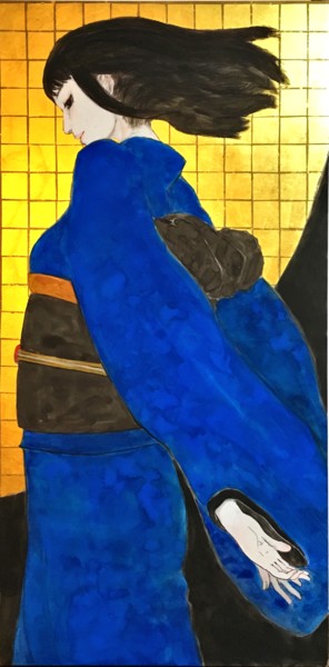 Peinture intitulée "Bijin-Ga ( peinture…" par Souske, Œuvre d'art originale, Autre