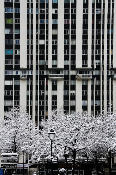Photographie intitulée "façade #3" par Jean-Marie Virat, Œuvre d'art originale, Photographie numérique