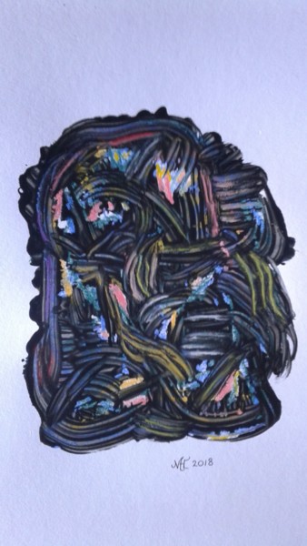 Schilderij getiteld "20180218-112328.jpg" door Marianne Huizinga, Origineel Kunstwerk