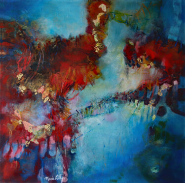 Peinture intitulée "sans titre 392" par Marie Killy, Œuvre d'art originale, Acrylique Monté sur Châssis en bois