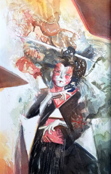 Peinture intitulée "spiderhd.jpg" par Jérôme Evrard, Œuvre d'art originale