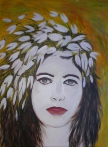 Malerei mit dem Titel ""Februar"" von Armin Evers, Original-Kunstwerk, Acryl
