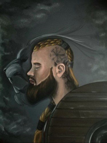 Painting titled "Valhalla" by Michel Uderso, Original Artwork