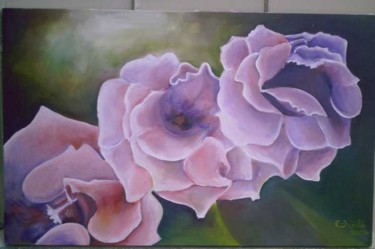 Pintura intitulada "flores" por Alceo Luiz De Costa Dcosta, Obras de arte originais