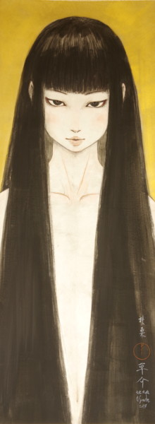 Peinture intitulée "Bijin-Ga ( peinture…" par Souske, Œuvre d'art originale, Autre