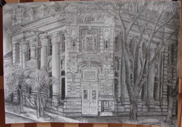 Desenho intitulada "Casa das Artes Regi…" por Alceo Luiz De Costa Dcosta, Obras de arte originais