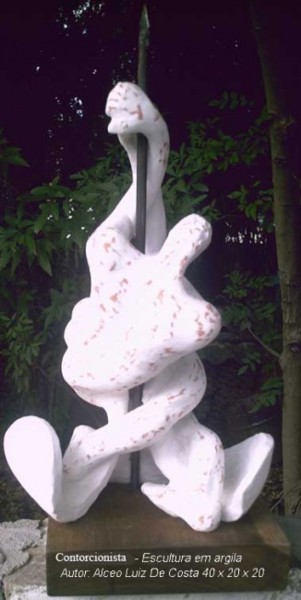 Escultura intitulada "Contorcionista" por Alceo Luiz De Costa Dcosta, Obras de arte originais