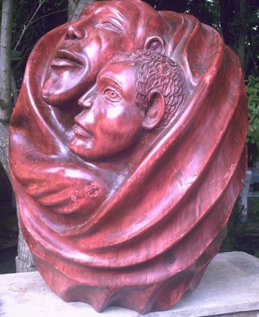 Escultura intitulada "Família" por Alceo Luiz De Costa Dcosta, Obras de arte originais