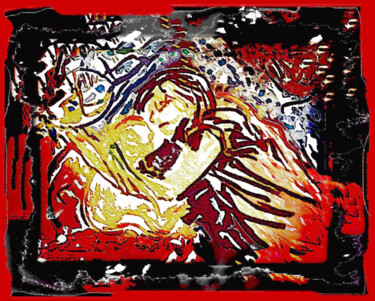 "mother with child…" başlıklı Dijital Sanat Дима Dima Вильмс Wilms (Рок-Живописец Rock-Painter) tarafından, Orijinal sanat,…