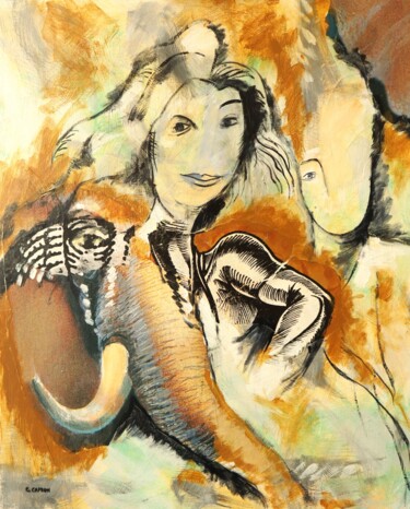 제목이 "Trafic"인 미술작품 Gérard Capron (G.CAPRON)로, 원작, 아크릴