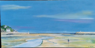 Peinture intitulée "Échappée solitaire" par Flachet, Œuvre d'art originale