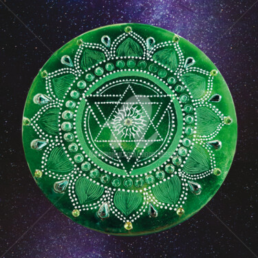 Fotografie mit dem Titel "Anāhata Chakra PHG1" von Mona Bessaa, Original-Kunstwerk, Digitale Fotografie