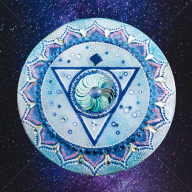 Fotografie mit dem Titel "Vishuddi Chakra PHG1" von Mona Bessaa, Original-Kunstwerk, Digitale Fotografie
