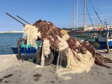 Photographie intitulée "pêche" par Paul Yves Poumay, Œuvre d'art originale