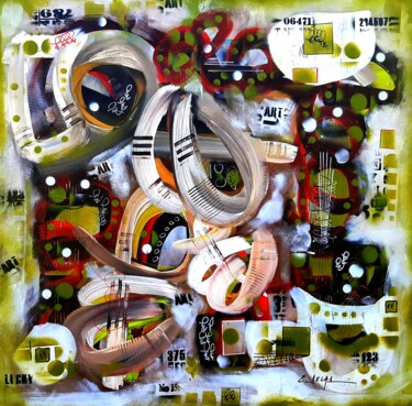 Luxury 1 Schilderij getiteld "Luxury 1" door Eugenia Delad, Origineel Kunstwerk, Acryl