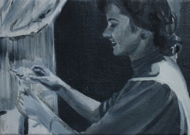 Painting titled "Déjà vu #1" by Loïc Desroeux, Original Artwork, Oil