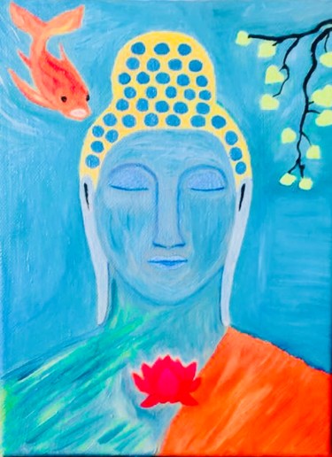 AZ'énitude Peinture intitulée "AZ'énitude" par Clara.C, Œuvre d'art originale, Huile