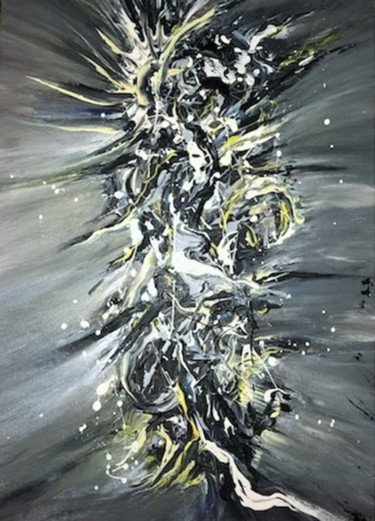 Fusion Ambiante Peinture intitulée "Fusion Ambiante" par Ka, Œuvre d'art originale, Acrylique