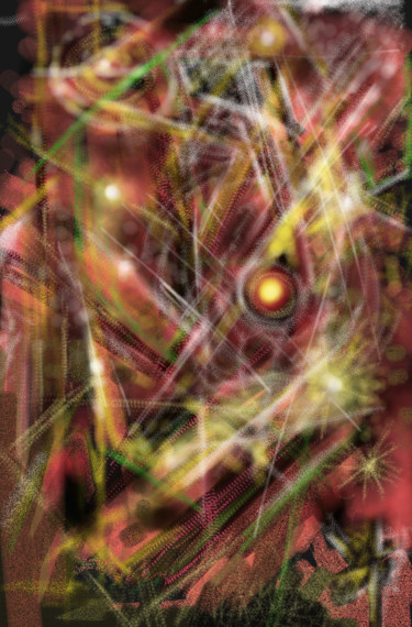 Digital Arts titled "Lights on" by Pertti Matikainen, Original Artwork, Digital Painting