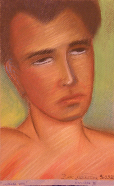 Flegmatic Painting titled "Flegmatic" by Pertti Matikainen, Original Artwork, Pastel