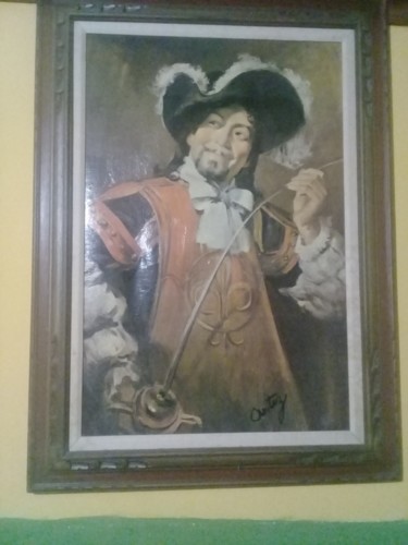 Painting titled "Pintura de ortez" by Aldo Rampolla, Original Artwork