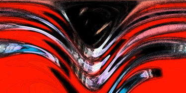 Digitale Kunst mit dem Titel "Débordement.jpg" von Pascal Moulin, Original-Kunstwerk, 2D digitale Arbeit