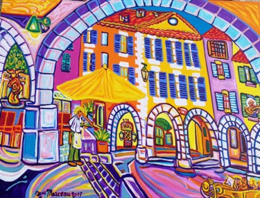 La place des arcades de valbonne