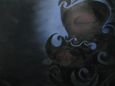 "derin dalga" başlıklı Tablo Burcu Çakır tarafından, Orijinal sanat