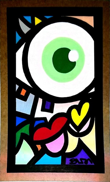 Peinture intitulée "Avancer" par Selda, Œuvre d'art originale, Acrylique