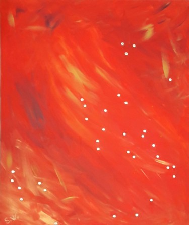 Peinture intitulée "Songe automnal - Au…" par Sophie Queuniez, Œuvre d'art originale, Acrylique