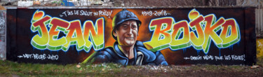 Peinture intitulée "Jean Bojko" par Béopé, Œuvre d'art originale