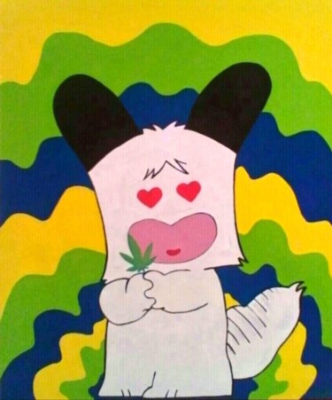 绘画 标题为“HELLO SKUNK” 由Luigi Monti, 原创艺术品, 油