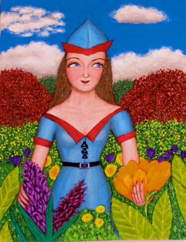 Pintura intitulada "Fenella the Fay --…" por Stephen Warde Anderson, Obras de arte originais, Acrílico Montado em Outro pain…