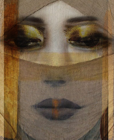 Taklimakan Desert digital painting Arts numériques intitulée "Taklimakan Desert d…" par Dodi Ballada, Œuvre d'art originale, Photo montage