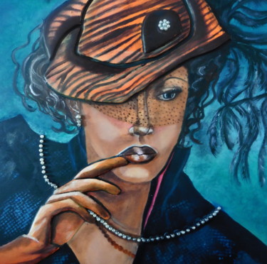 Pintura titulada "Gaby" por Brigitte Bodo, Obra de arte original, Oleo