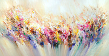 Painting titled "Softly Touch L 1" by Peter Nottrott, Original Artwork, Acrylic