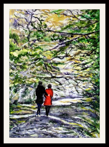 Promenade romantique en foret