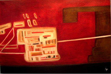 Peinture intitulée "la-nacelle-de-pompi…" par Philippe Langaud, Œuvre d'art originale, Acrylique