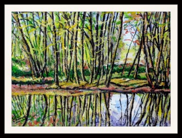 Reflets boisés (parc du chateau du Marais-Essonne)