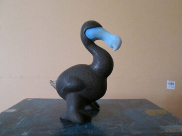 Sculpture intitulée "Petit dodo" par Gilles Quere, Œuvre d'art originale, Céramique