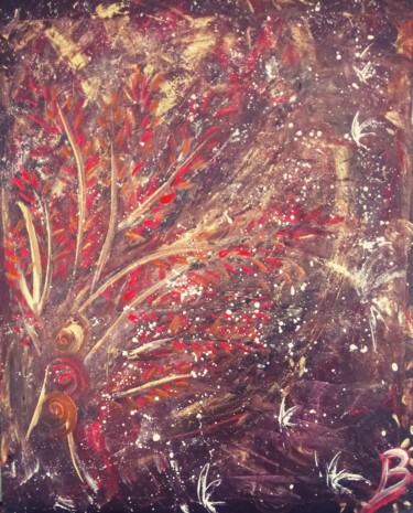 La neige du coucou Peinture intitulée "La neige du coucou" par Jérôme Bonnet, Œuvre d'art originale, Acrylique