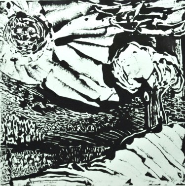 绘画 标题为“après la pluie” 由Philip Moreau, 原创艺术品, 墨