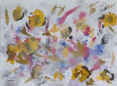 Peinture intitulée "Hawaii végétation 12" par Arnaud Thévenin, Œuvre d'art originale, Aquarelle