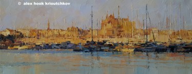 Pintura titulada "Palma de Mallorca IX" por Alex Hook Krioutchkov, Obra de arte original, Oleo