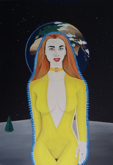 「Esposa del Mesias d…」というタイトルの絵画 Raul Fernando Zambranaによって, オリジナルのアートワーク, アクリル